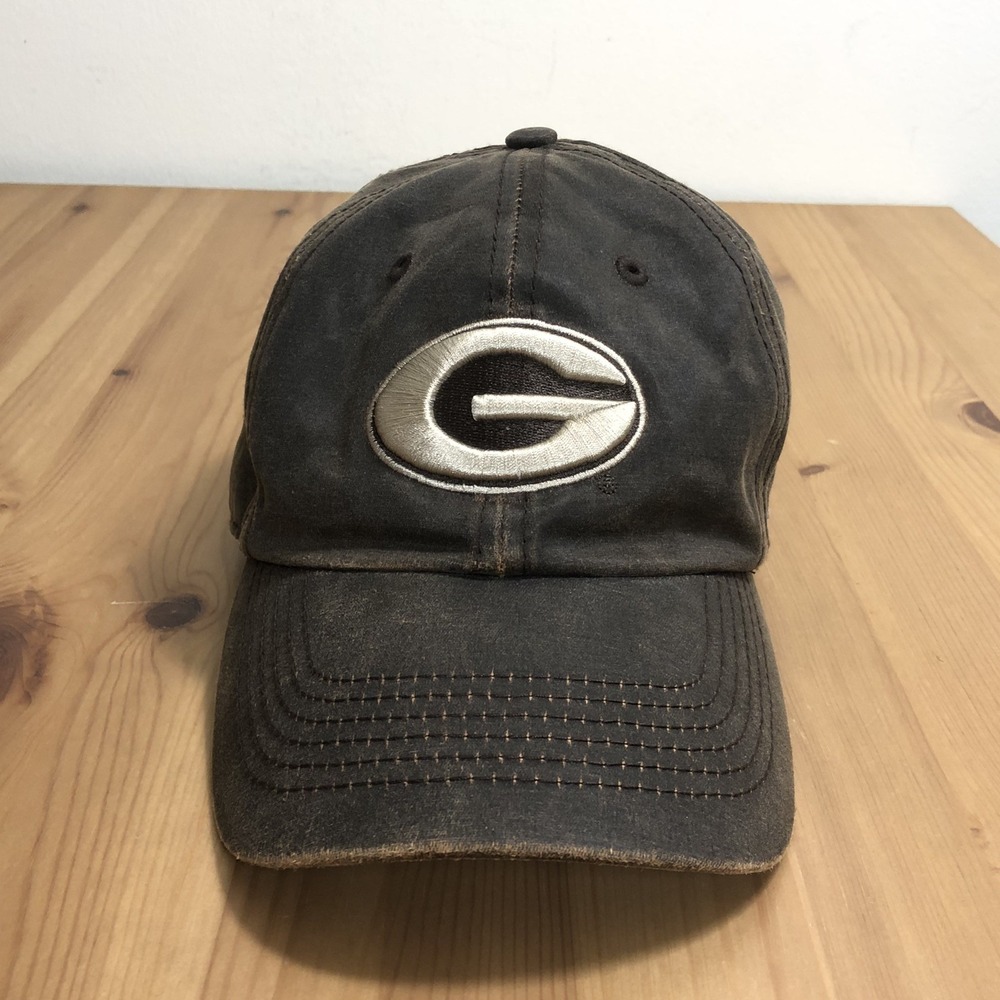 Georgia Bulldogs '47 Oil Cloth Clean Up Hat Adjustable Brown NCAA Football